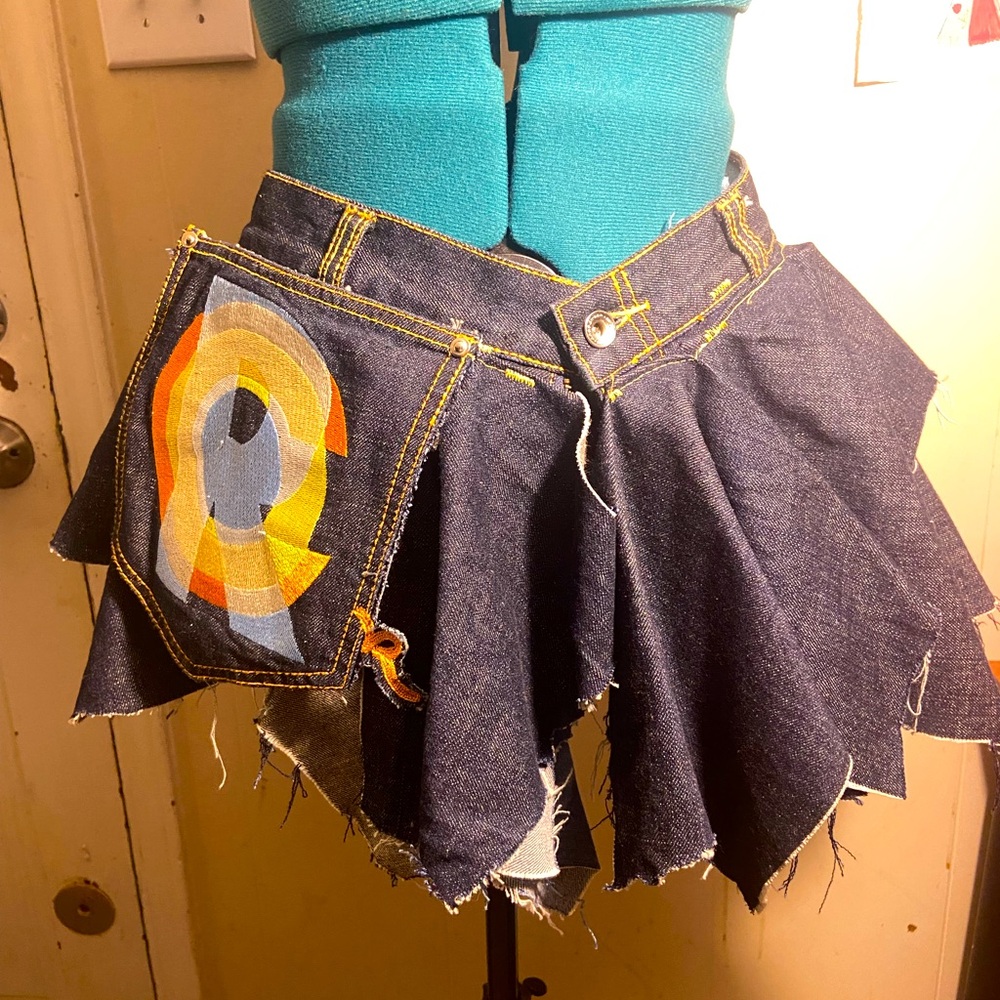 Mini Jean skirt custom